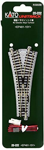 Kato 20-222 N Unitrack #2 Wye Electric Turnout