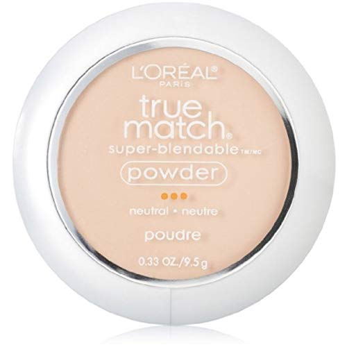L'Oreal True Match Powder, Classic Ivory [N2], 0.33 oz (Pack of 3)