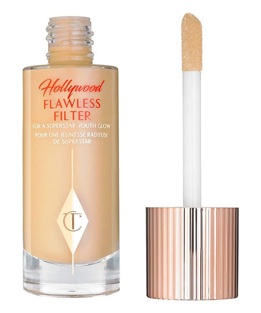 Charlotte Tilbury Hollywood Flawless Filter Face Foundation Primer & Highlight - 1 oz Full Size (Shade 7)