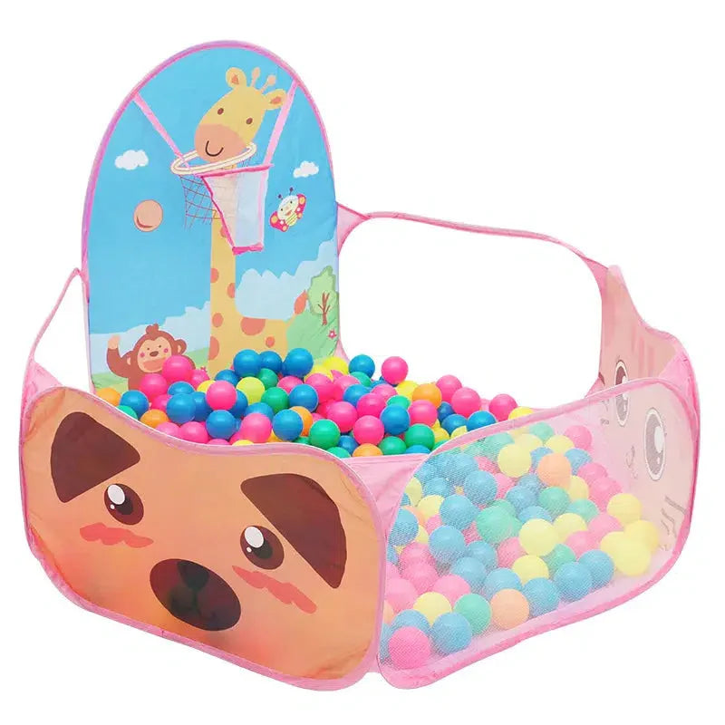 1.2M Ball Pool with Basket Children Toy Indoor Playpen Tent-toys-Bennys Beauty World