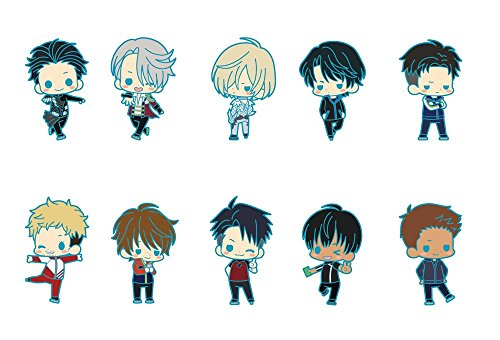Kotobukiya Rubber Strap Collection Yuri!!! On Ice 10 Pcs Box Set