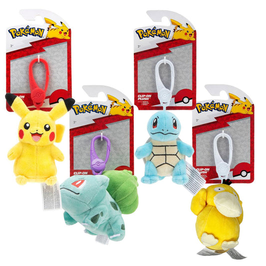 Jazwares Pokemon Clip-On Plush